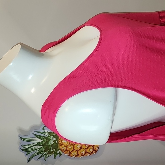 Ava & Viv - Women's Babydoll Empire Waist Dress in Pink - Picture 6 of 9